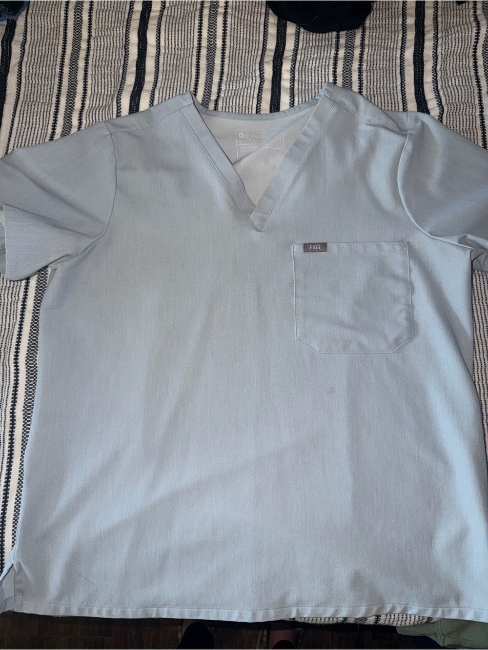 Light blue Figs top